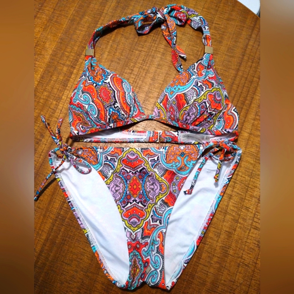 Victoria Secret Bikini Top M Bottom Large